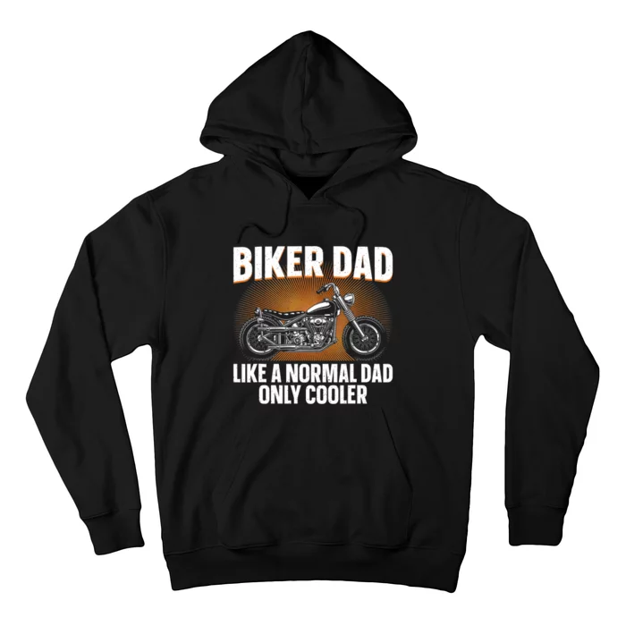 Funny Motorcycle Dad Design For Grandpa Motorbike Rider Hoodie