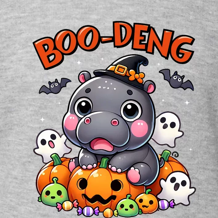 Funny Moo Deng Baby Pygmy Hippo Bouncy Pig In Thai Halloween Toddler Sweatshirt