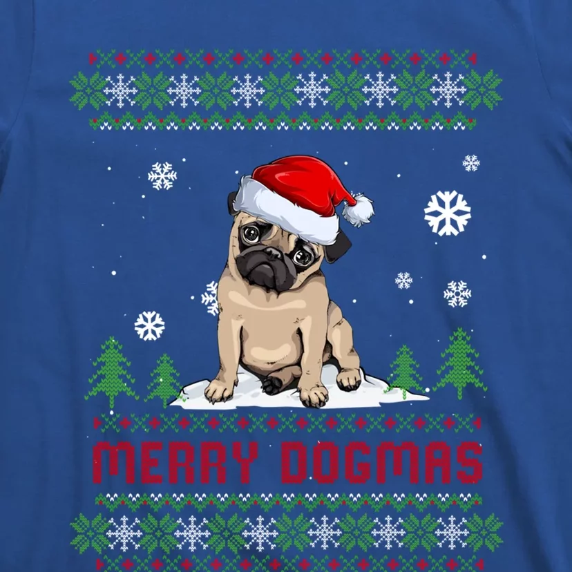 Funny Merry Dogmas Frenchie Santa Hat Ugly Christmas Sweater Gift T-Shirt