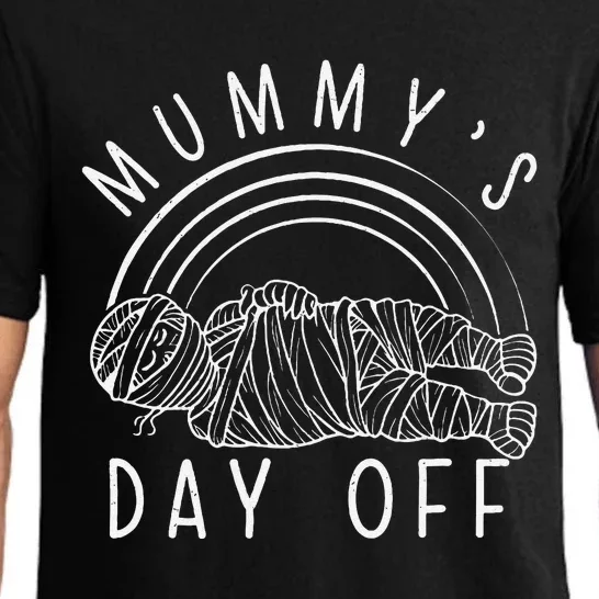 Funny MummyS Day Off Sarcophagus Ancient Egyptian Artifacts Pajama Set