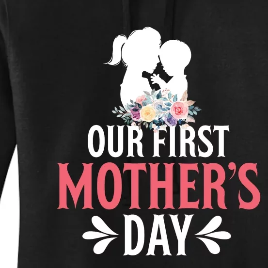 First MotherS Day Celebration Graphic Women's Pullover Hoodie