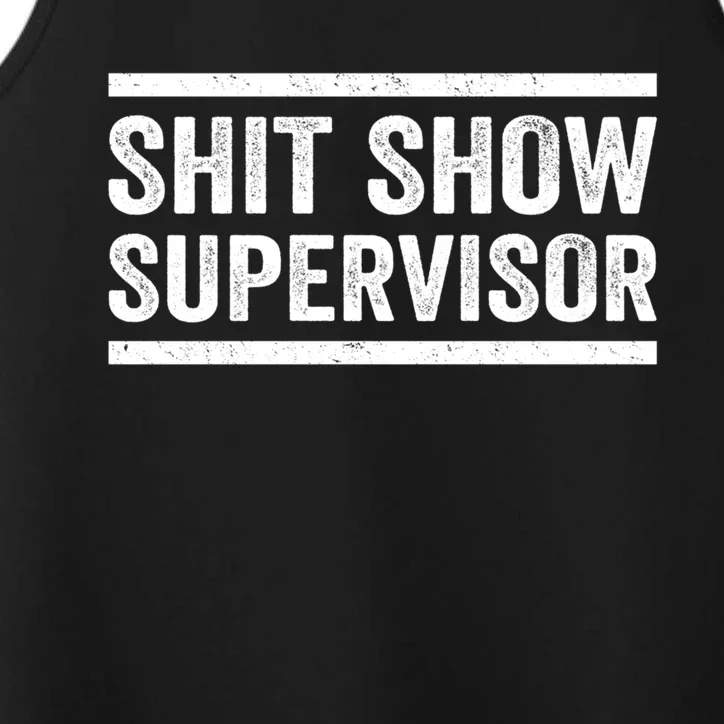 Funny Mom Dad Boss Ager Teacherfunny Gifthit Show Supervisor Gift Performance Tank