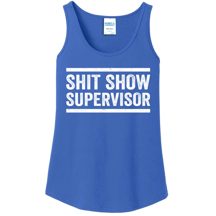 Funny Mom Dad Boss Ager Teacherfunny Gifthit Show Supervisor Gift Ladies Essential Tank