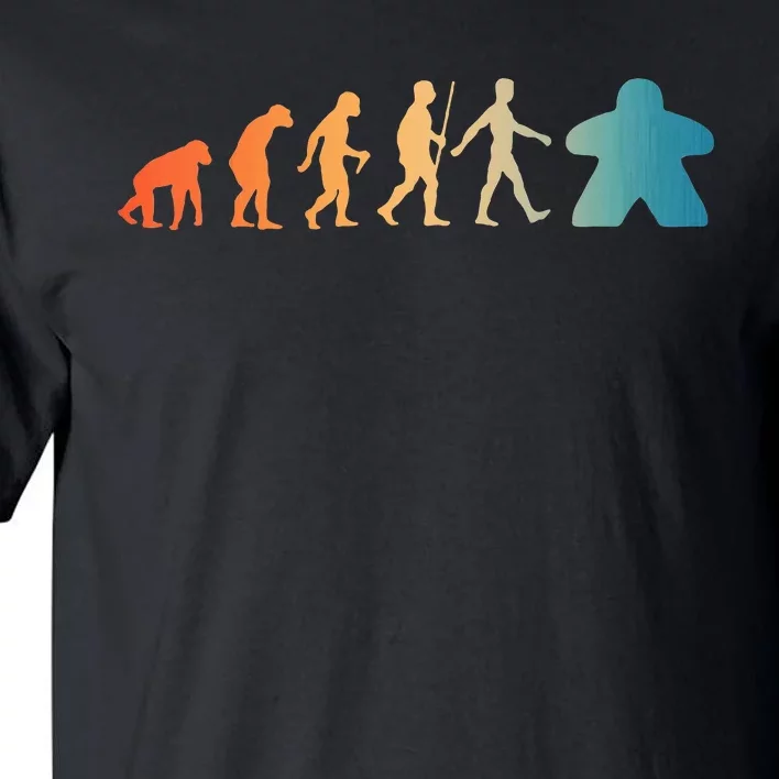 Funny Meeple Design For Women Meeple Evolution Lovers Tall T-Shirt