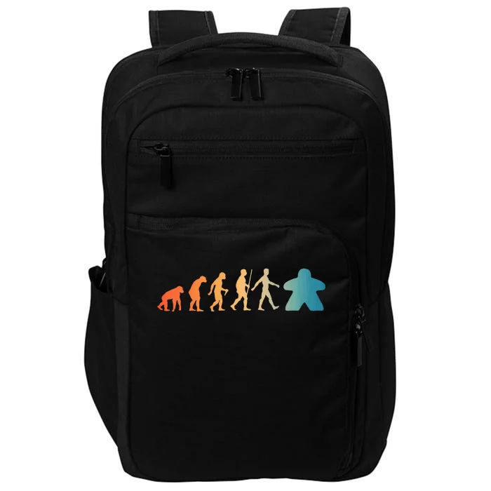 Funny Meeple Design For Women Meeple Evolution Lovers Impact Tech Backpack