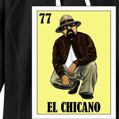 Funny Mexican Design For Chicanos El Chicano Women's Fleece Hoodie