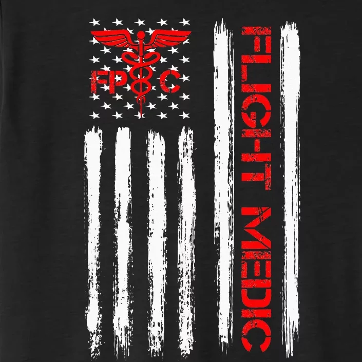 Flight Medic EMS EMT Nurse Paramedic US American Flag Gift ChromaSoft Performance T-Shirt