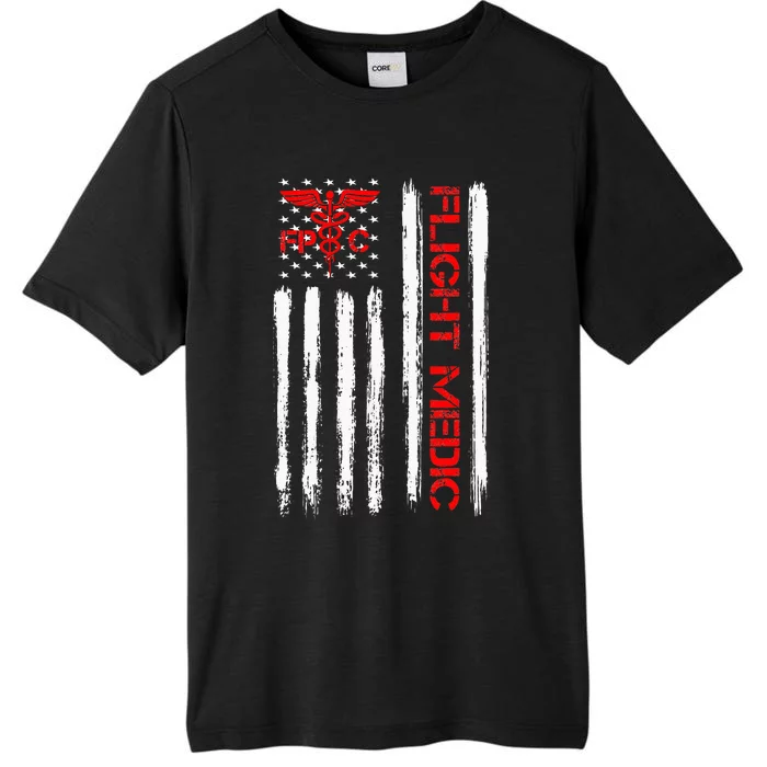 Flight Medic EMS EMT Nurse Paramedic US American Flag Gift ChromaSoft Performance T-Shirt