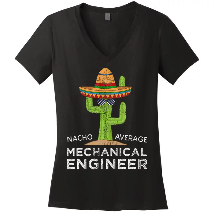 Funny Mechanical Engineer Engineering Women's V-Neck T-Shirt