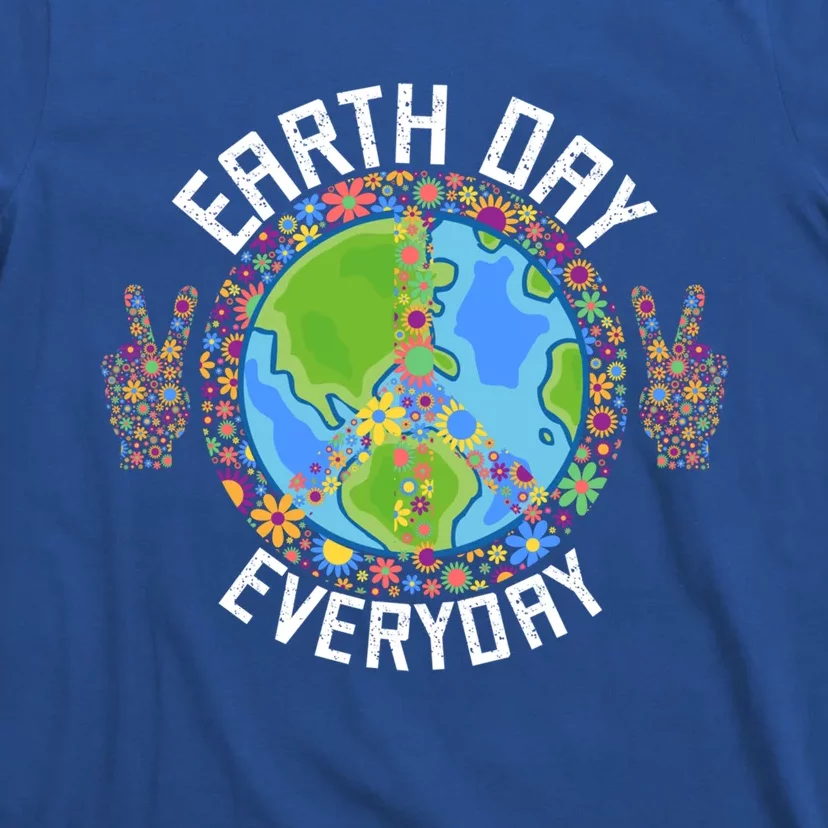 Funny Make Everyday Earth Day Planet World Earth Day Flower Gift T-Shirt