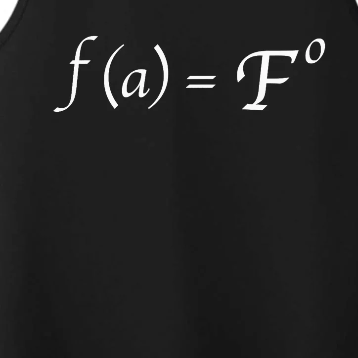 FAFO Math Equation Performance Tank