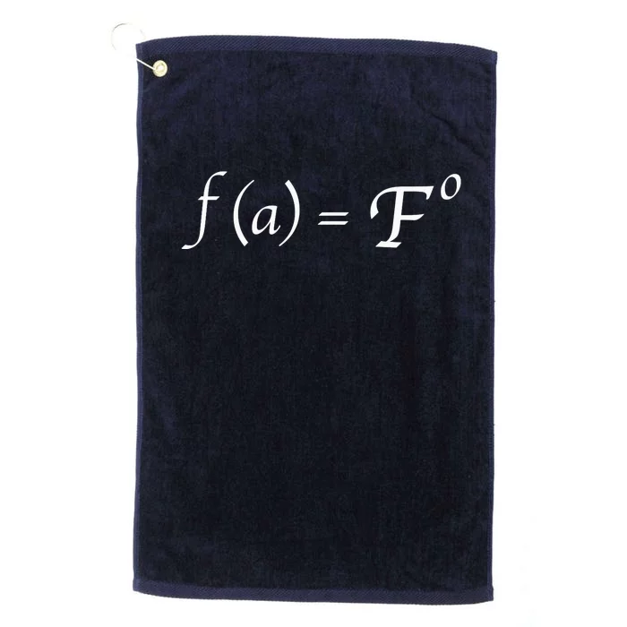 FAFO Math Equation Platinum Collection Golf Towel