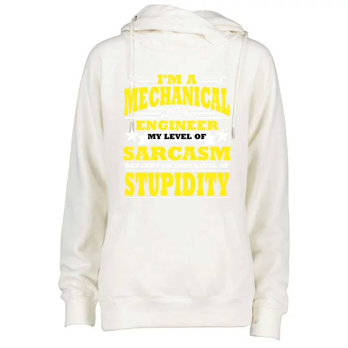 Funny Mechanical Engineer Engineering Major Student Gift Cool Gift Womens Funnel Neck Pullover Hood