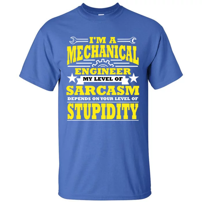 Funny Mechanical Engineer Engineering Major Student Gift Cool Gift Tall T-Shirt