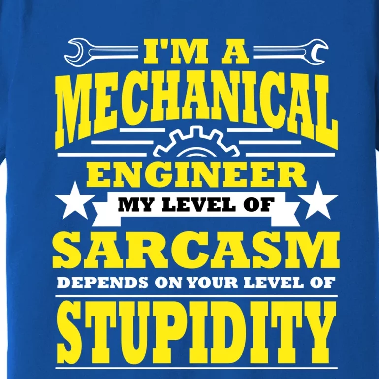 Funny Mechanical Engineer Engineering Major Student Gift Cool Gift Premium T-Shirt