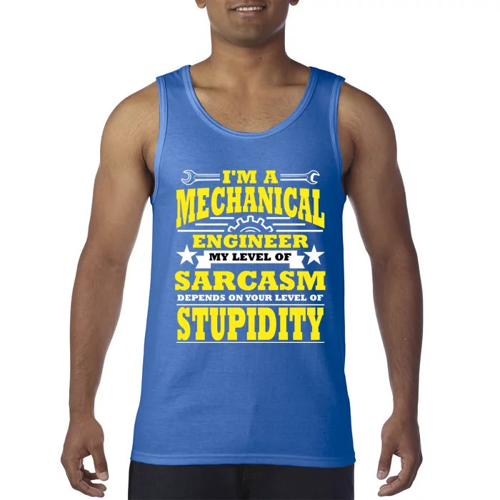 Funny Mechanical Engineer Engineering Major Student Gift Cool Gift Tank Top