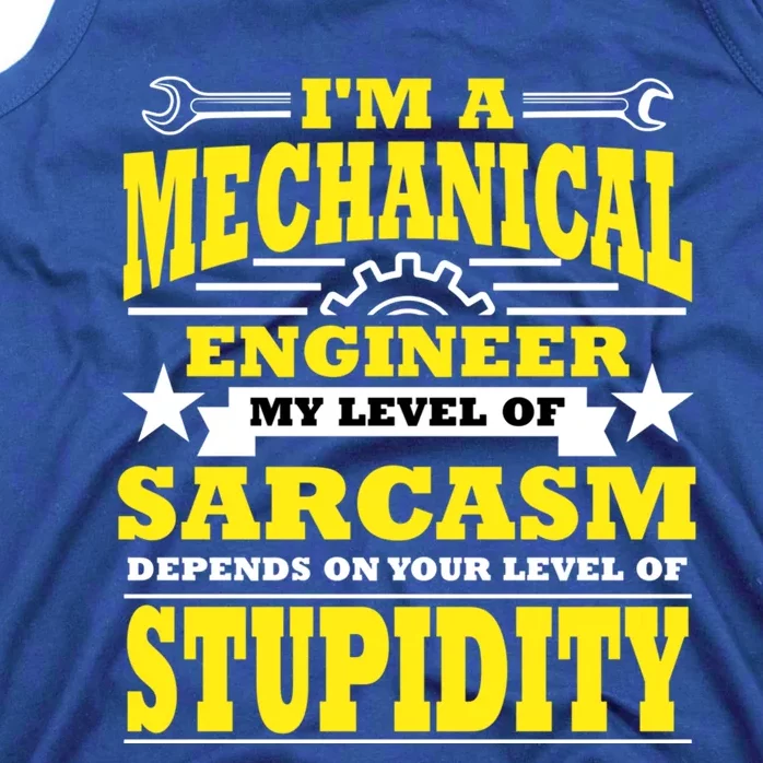 Funny Mechanical Engineer Engineering Major Student Gift Cool Gift Tank Top