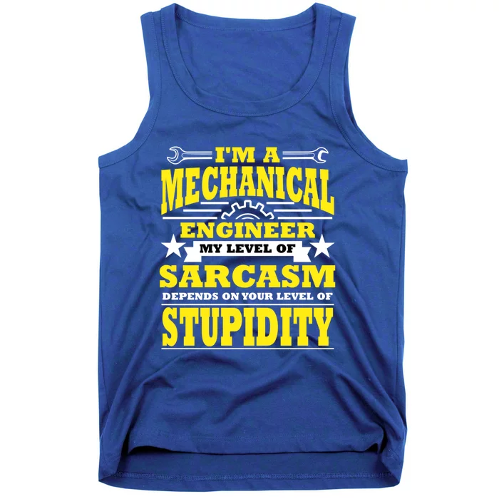 Funny Mechanical Engineer Engineering Major Student Gift Cool Gift Tank Top