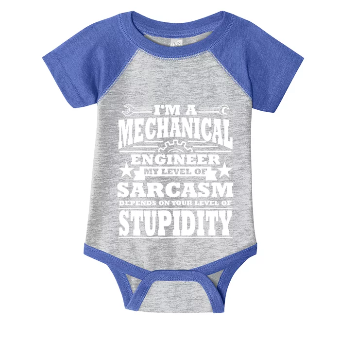 Funny Mechanical Engineer Engineering Major Student Gift Meaningful Gift Infant Baby Jersey Bodysuit