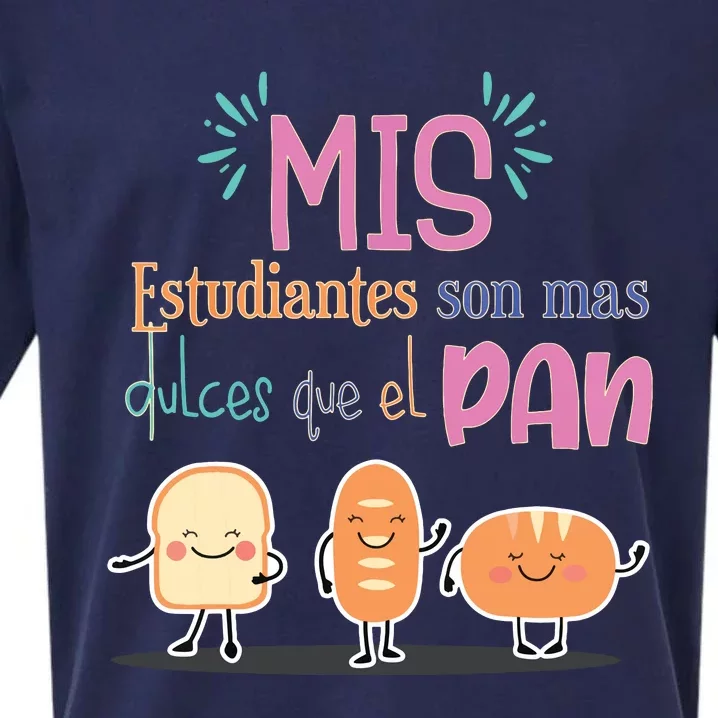 Funny Maestra Espanol Spanish Teacher Sueded Cloud Jersey T-Shirt