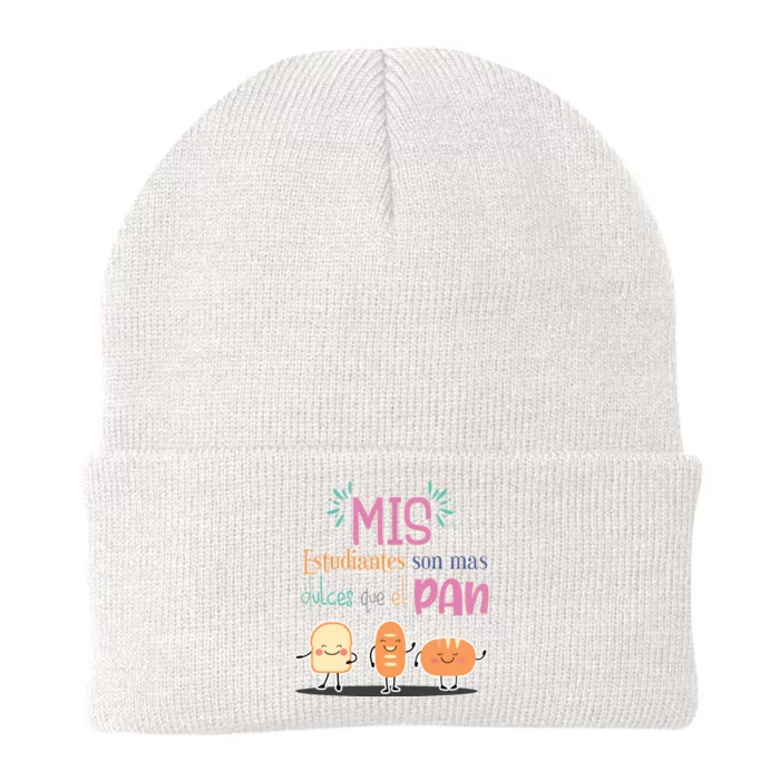 Funny Maestra Espanol Spanish Teacher Knit Cap Winter Beanie