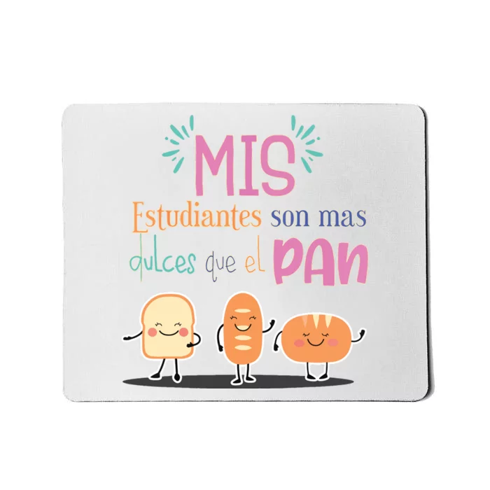 Funny Maestra Espanol Spanish Teacher Mousepad