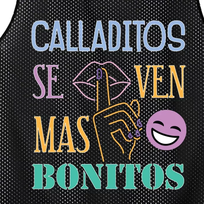 Funny Maestra Espanol Spanish Teacher Mesh Reversible Basketball Jersey Tank