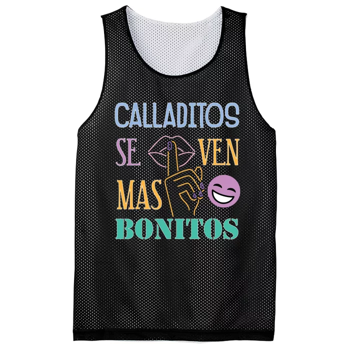 Funny Maestra Espanol Spanish Teacher Mesh Reversible Basketball Jersey Tank