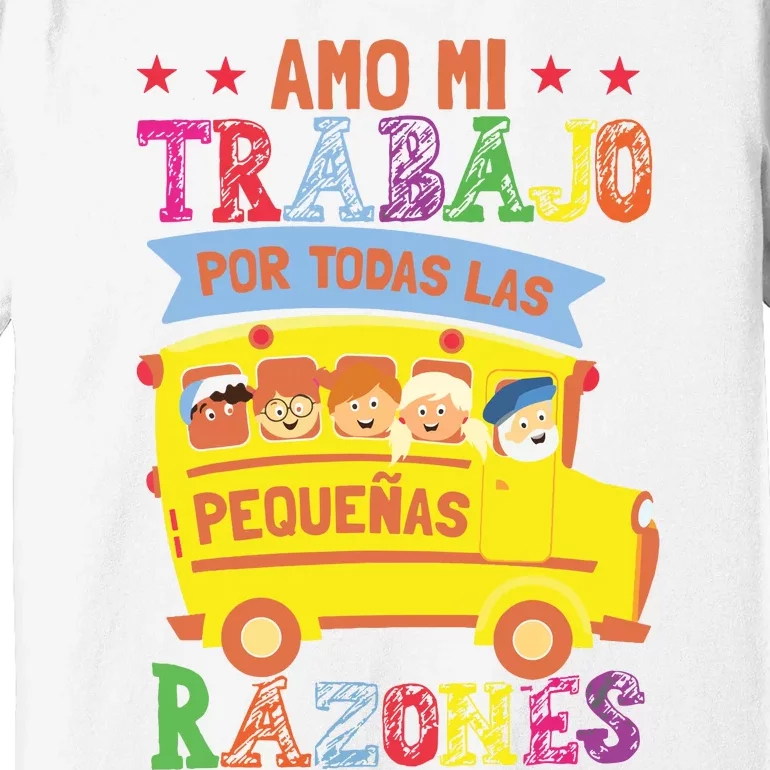 Funny Maestra Espanol Spanish Teacher07 Premium T-Shirt