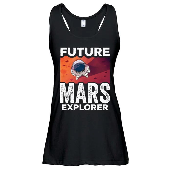 Future Mars Explorer Sayings Planet Space Ladies Essential Flowy Tank