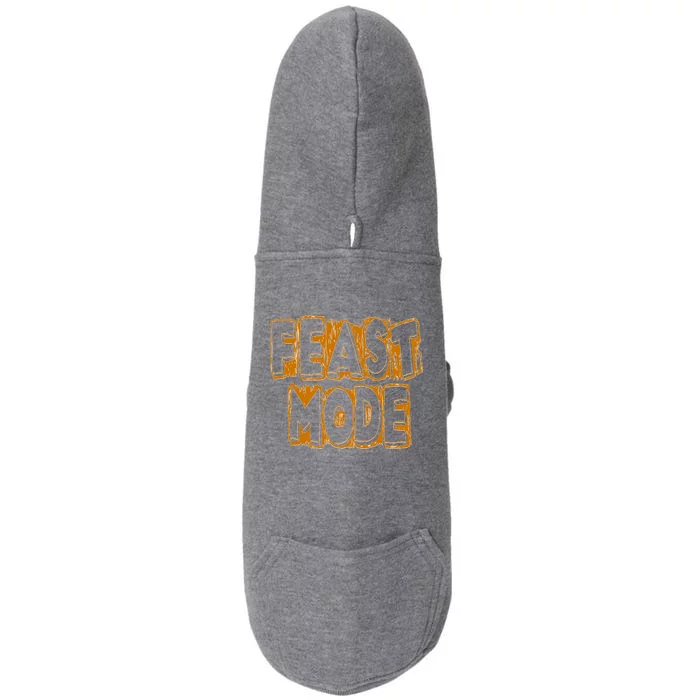 Feast Mode Epic Gift Doggie 3-End Fleece Hoodie