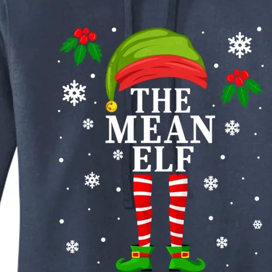 Funny Mean Elf Family Matching Christmas Meaningful Gift Women's Pullover Hoodie