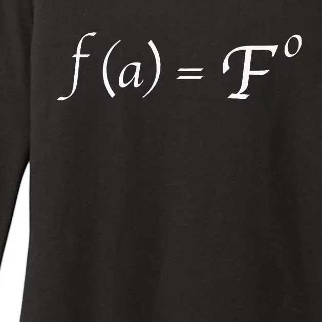 FAFO Math Equation Womens CVC Long Sleeve Shirt