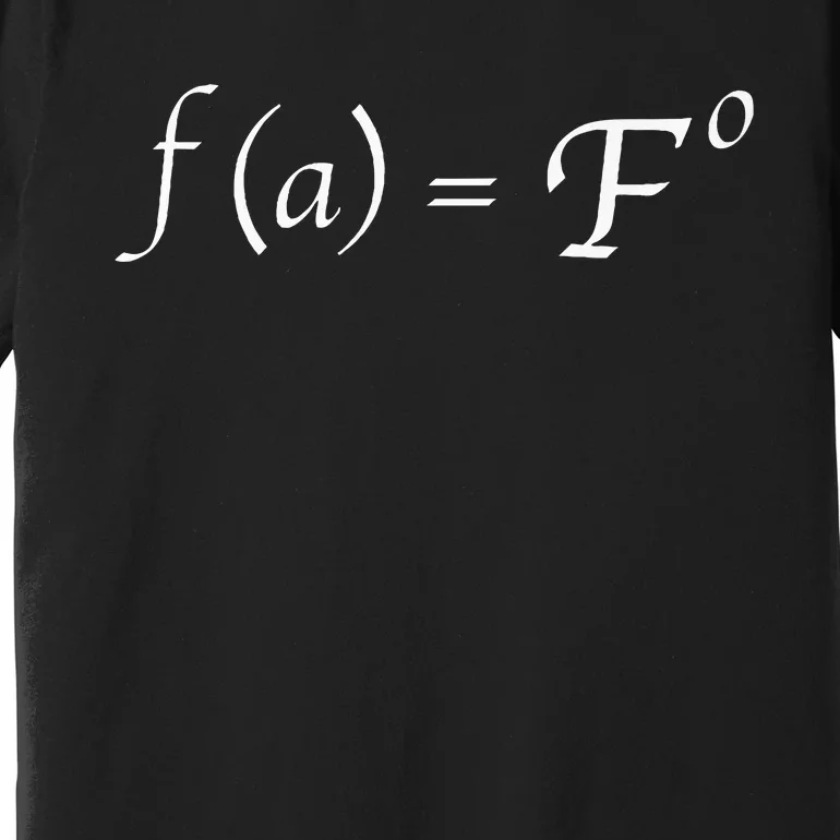 FAFO Math Equation Premium T-Shirt