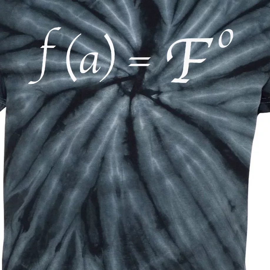 FAFO Math Equation Kids Tie-Dye T-Shirt