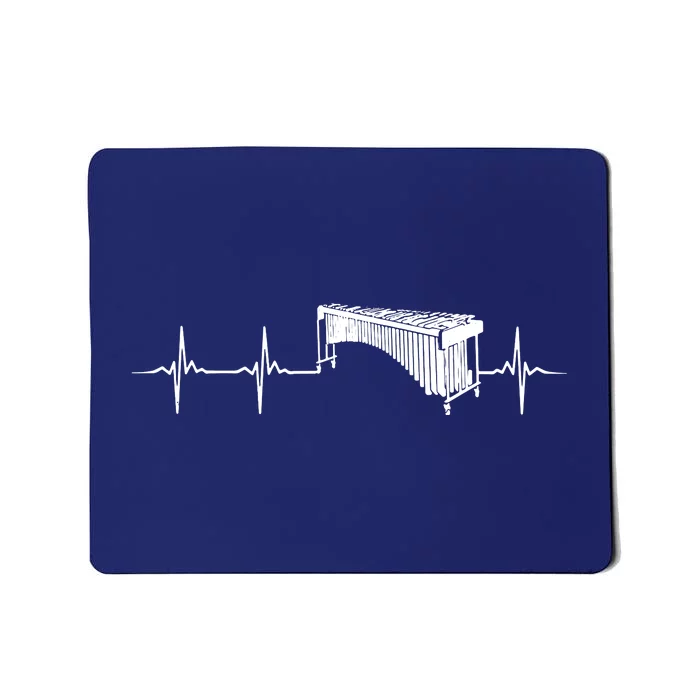 Funny Marimba EKG Line Heartbeat Marimba Mousepad