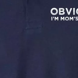 funny moms favorite, Obviously i'm mom's favorite Softstyle Adult Sport Polo