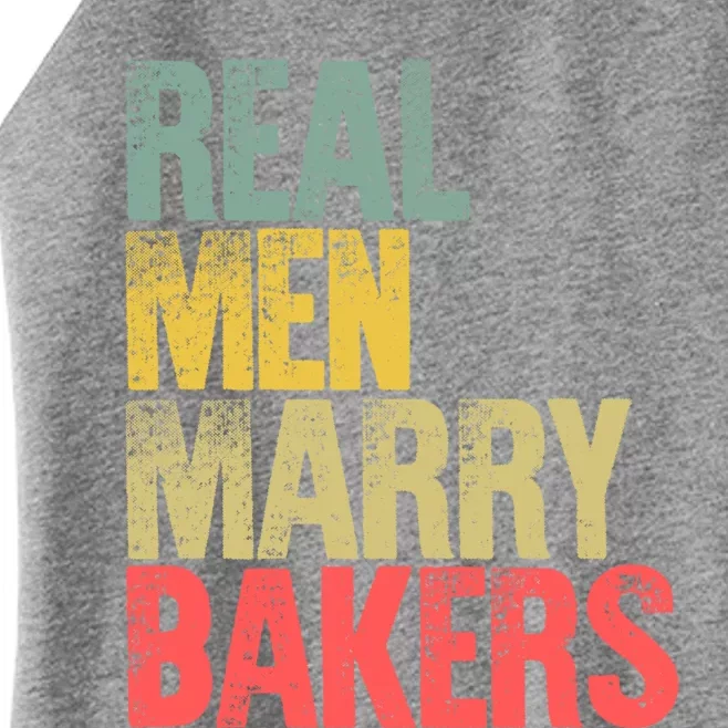 Funny Marriage Funny Gift Real Marry Bakers Groom Funny Gift Women’s Perfect Tri Rocker Tank