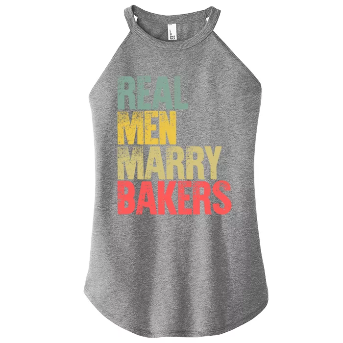 Funny Marriage Funny Gift Real Marry Bakers Groom Funny Gift Women’s Perfect Tri Rocker Tank