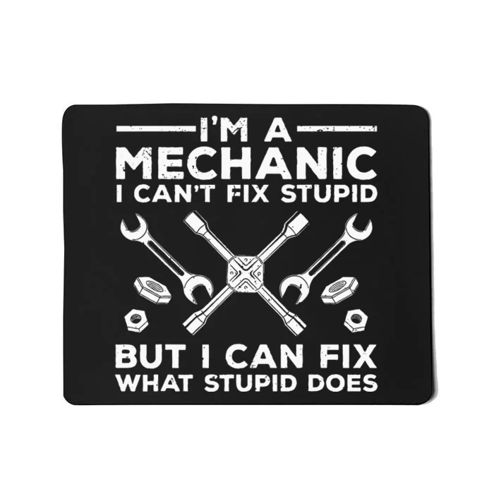 Funny Mechanic For Men Dad Car Auto Diesel Automobile Garage Mousepad