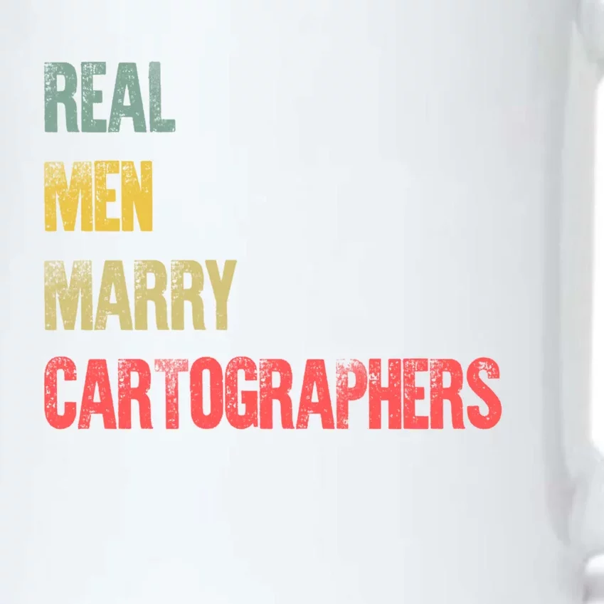 Funny Marriage Funny Gift Real Marry Cartographers Groom Gift Black Color Changing Mug