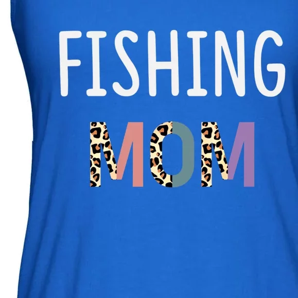 Fishing Mom Fisher Gift Funny Fishing Gift Ladies Essential Flowy Tank