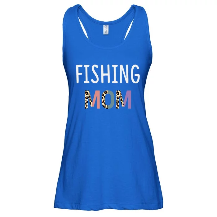 Fishing Mom Fisher Gift Funny Fishing Gift Ladies Essential Flowy Tank