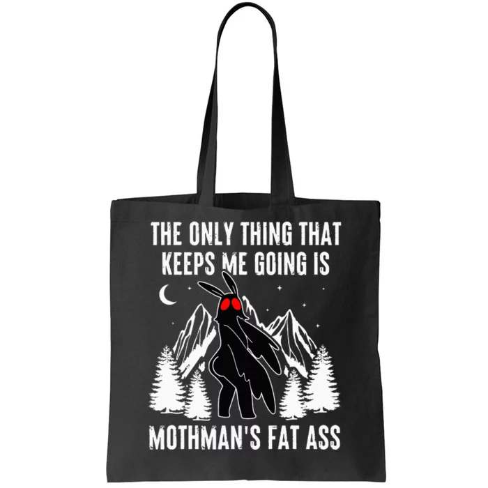 Funny Mothman Fat Ass Vintage Cryptid Tote Bag