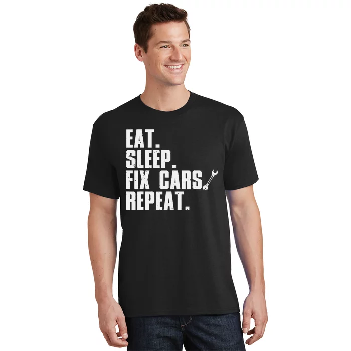 Funny Mechanic For  Dad Auto Garage Automobile Car Lover T-Shirt