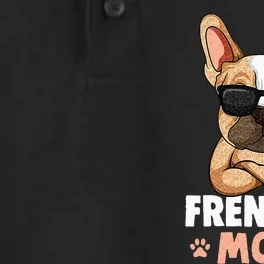 Frenchie Mom French Bulldog Dog Dry Zone Grid Performance Polo