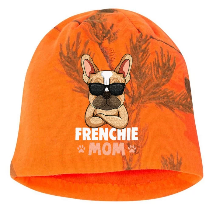 Frenchie Mom French Bulldog Dog Kati - Camo Knit Beanie