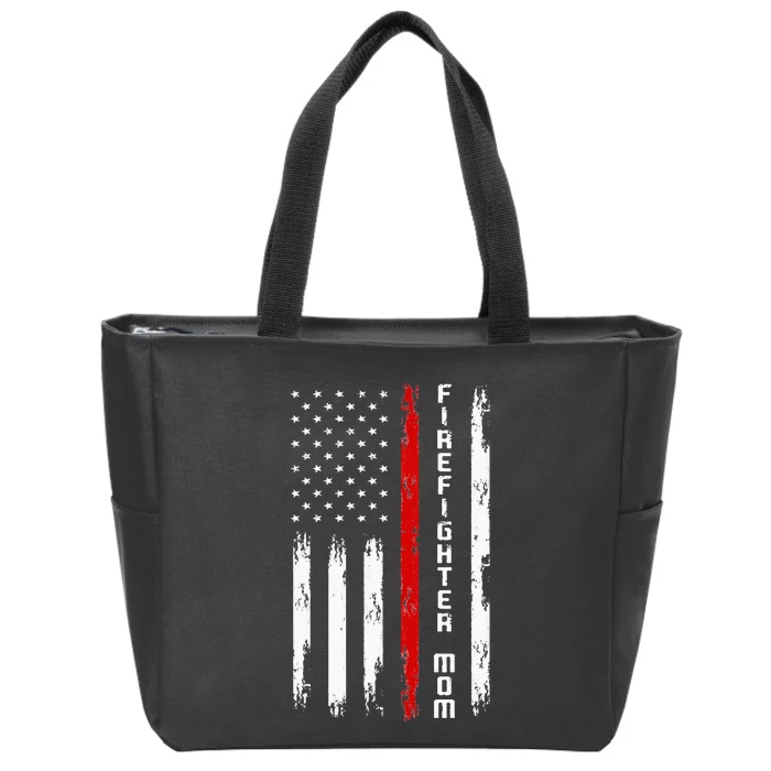 Firefighter Mom Firefighter Zip Tote Bag