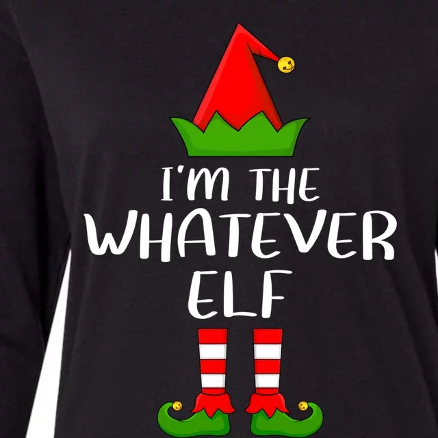 Funny Matching Family IM The Whatever Elf Christmas Cool Gift Womens Cotton Relaxed Long Sleeve T-Shirt