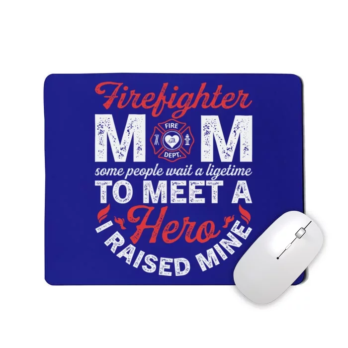 Firefighter Mom Firewoman Proud Moms Mothers Day Mousepad